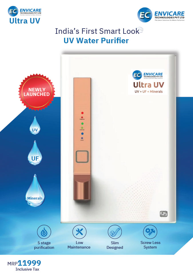 Envicare's Ultra UV Water Purifier