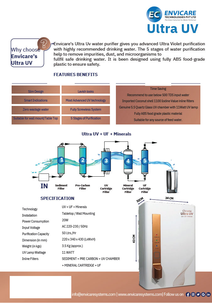 Ultra UV Water Purifier