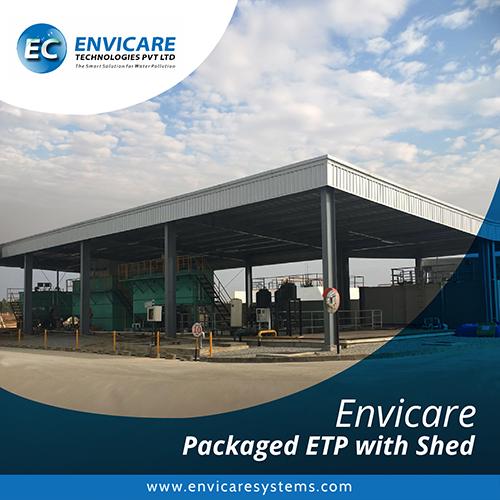 packaged ETP with shed