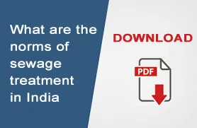 what-are-the-norms-of-sewage-treatment-in-india